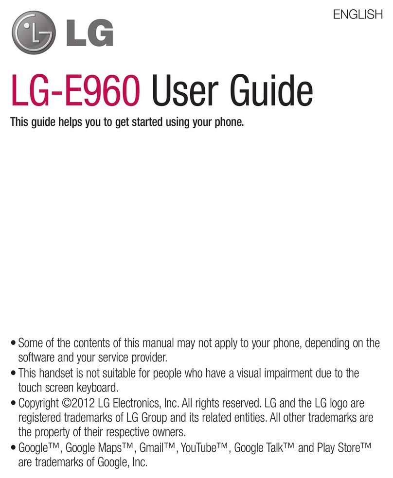 LG E960 user guide