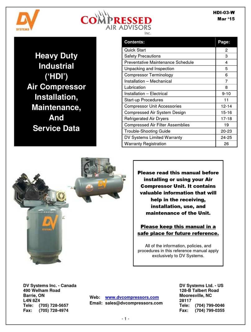 DV Systems HDI Installation maintenance and service manual DV Systems HDI Installation maintenance and service manual