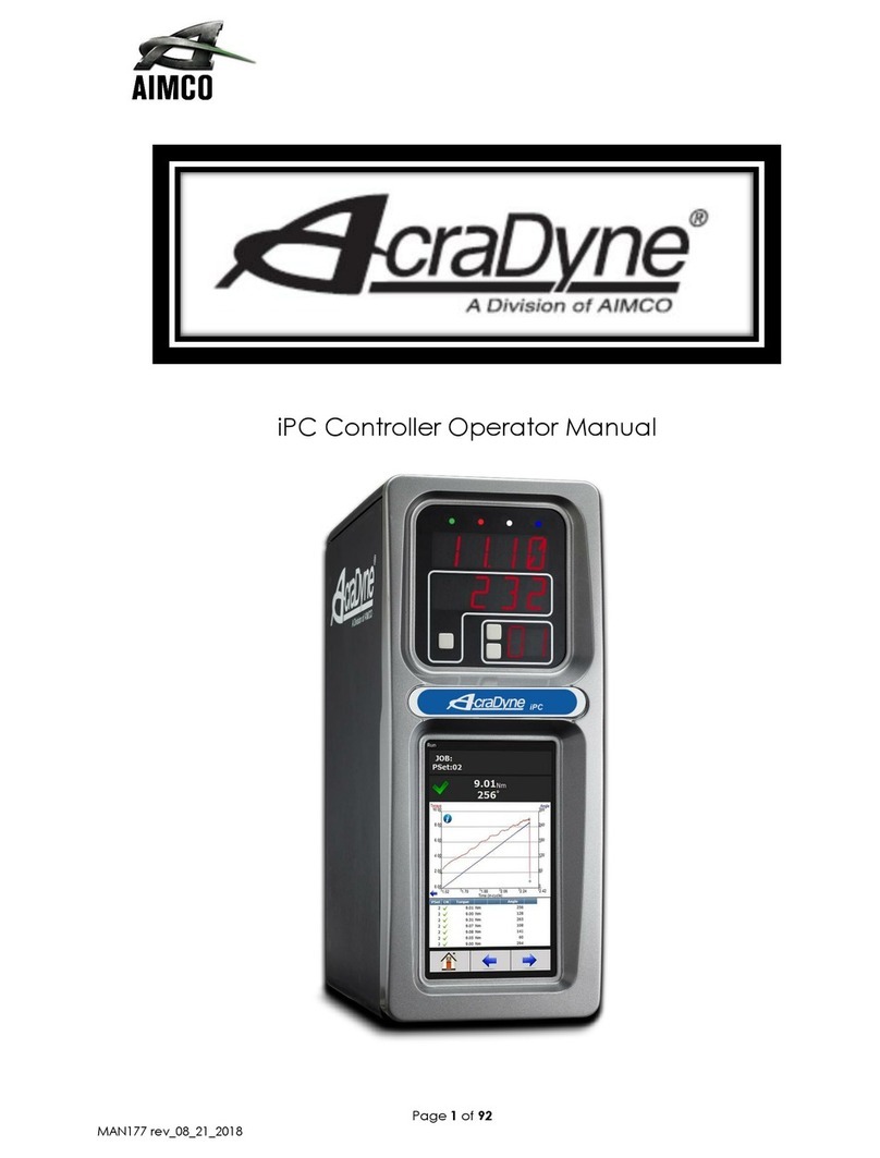 Aimco AcraDyne iPC Operator's manual