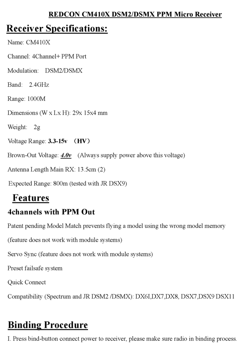 Redcon CM410X user manual