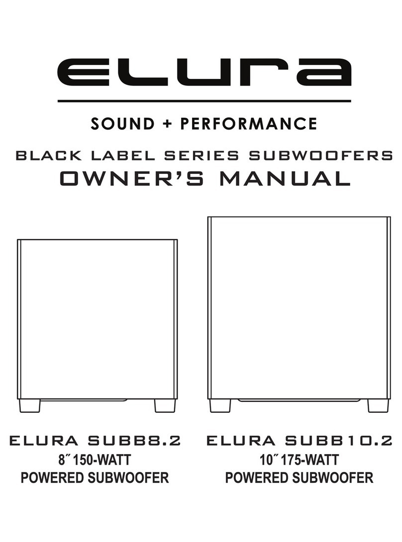 Elura SUBB8.2 owner's manual