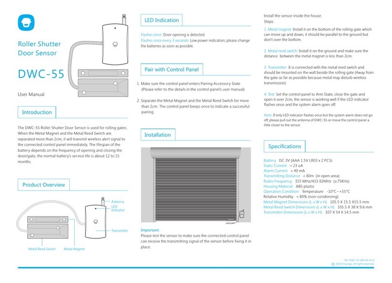 Chuango DWC-55 user manual
