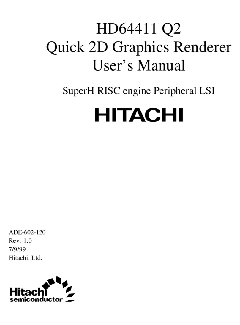 Hitachi HD64411 Q2 user manual