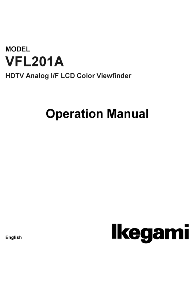 Ikegami VFL201A Operation manual