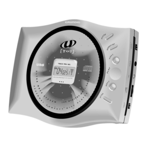 Grundig CDP-S 250 User manual Grundig CDP-S 250 User manual