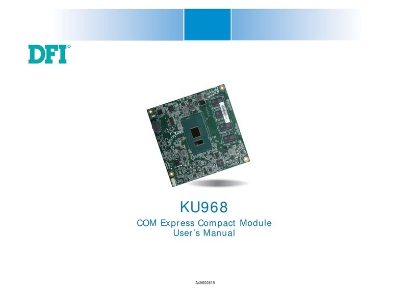 DFI KU968 User manual