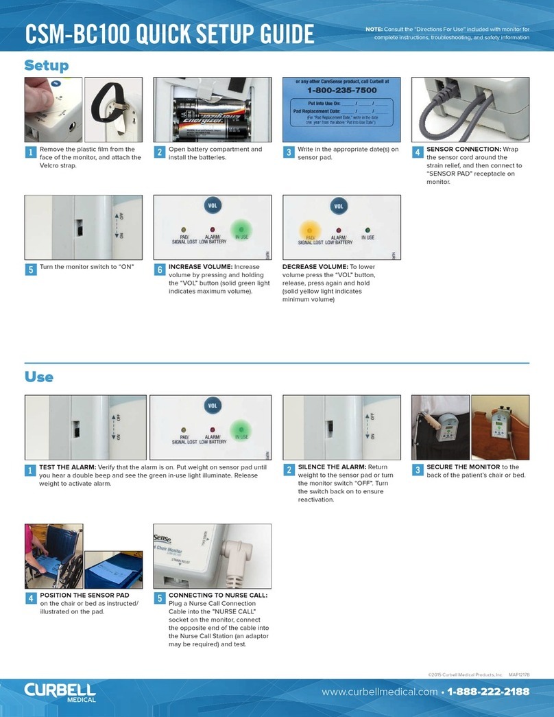 Curbell CSM-BC100 Quick setup guide