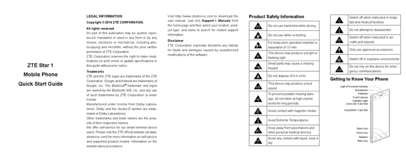 Zte Star 1 User manual