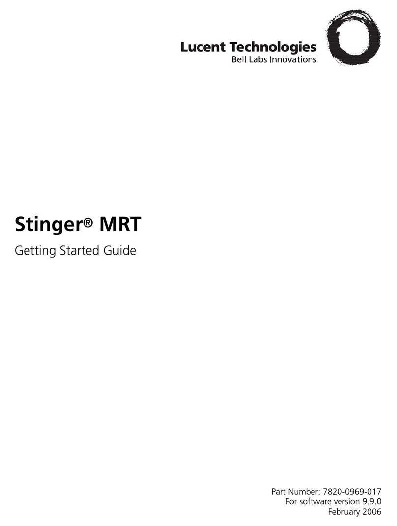 Lucent Technologies Stinger MRT 19 User manual