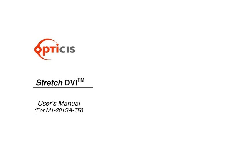 Optics Stretch DVI M1-201SA-TR user manual
