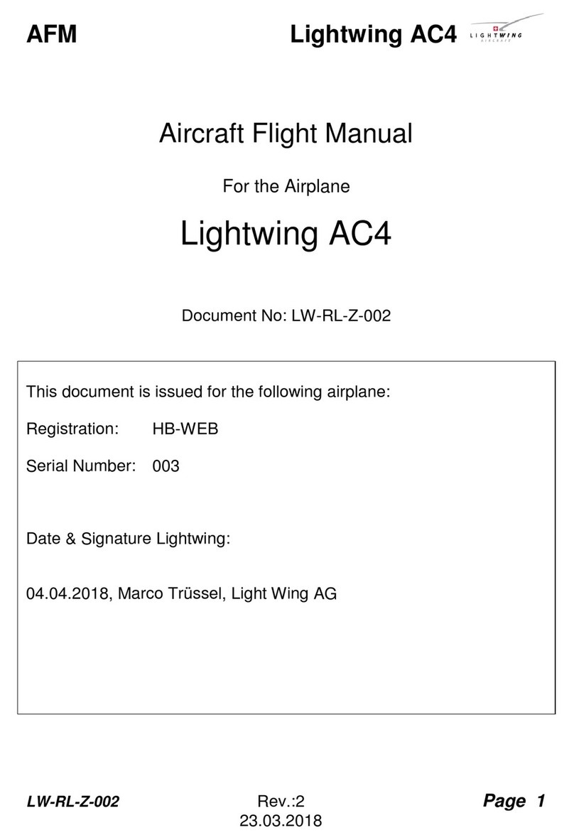 Lightwing AC4 Aircraft flight manual