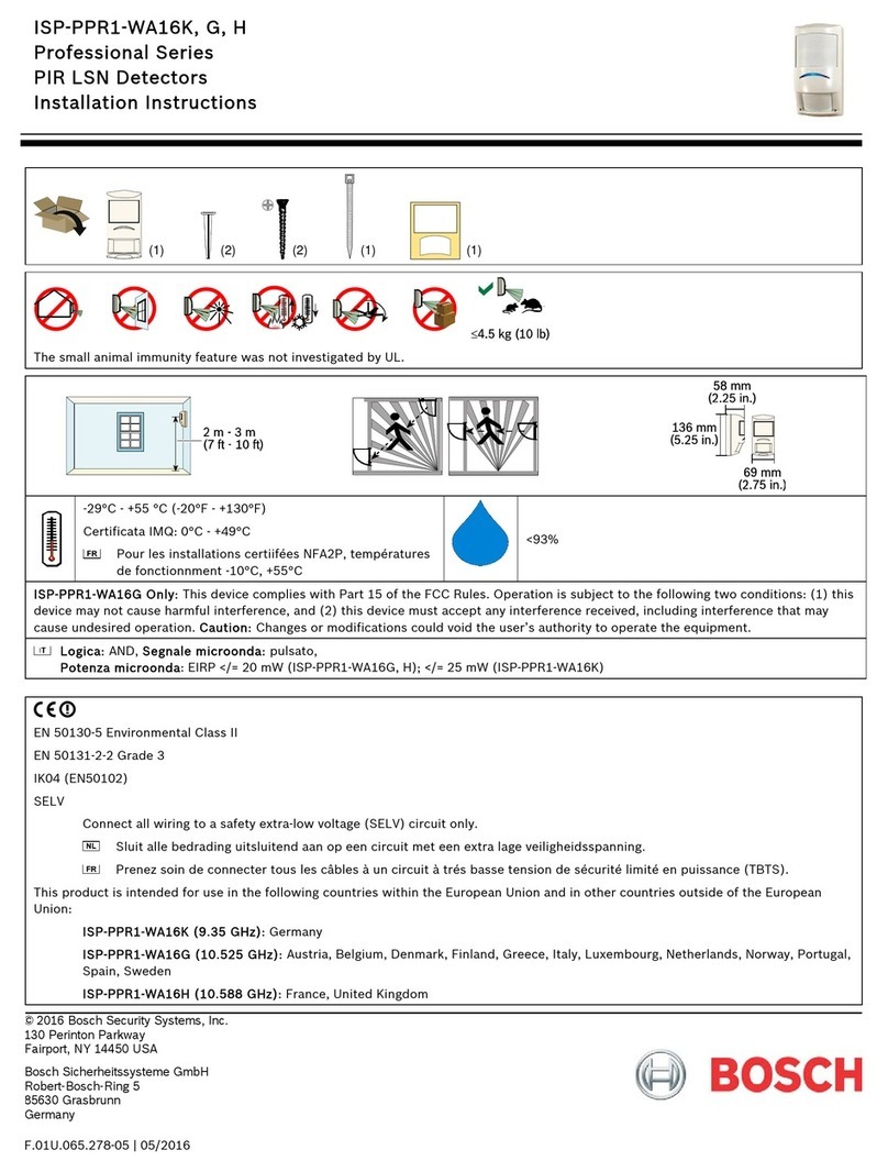 Bosch ISP-PPR1-WA16K installation instructions