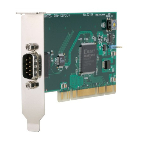 Contec COM-1(LPCI)H user guide