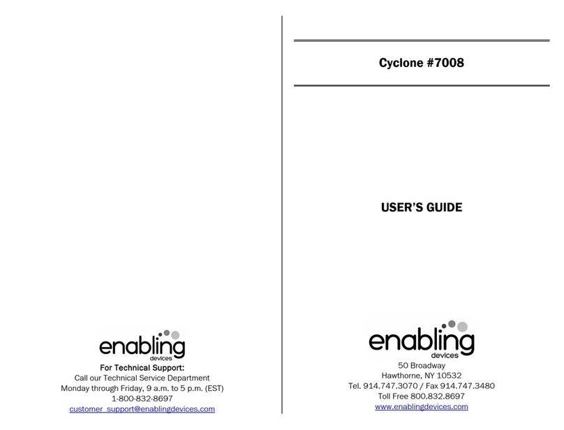 Enabling Devices Cyclone 7008 User manual