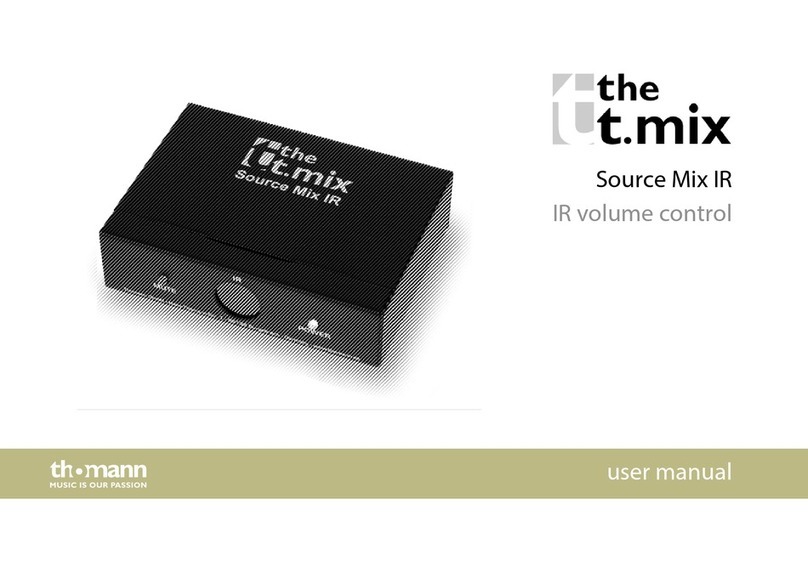thomann The t.mix Source Mix IR user manual
