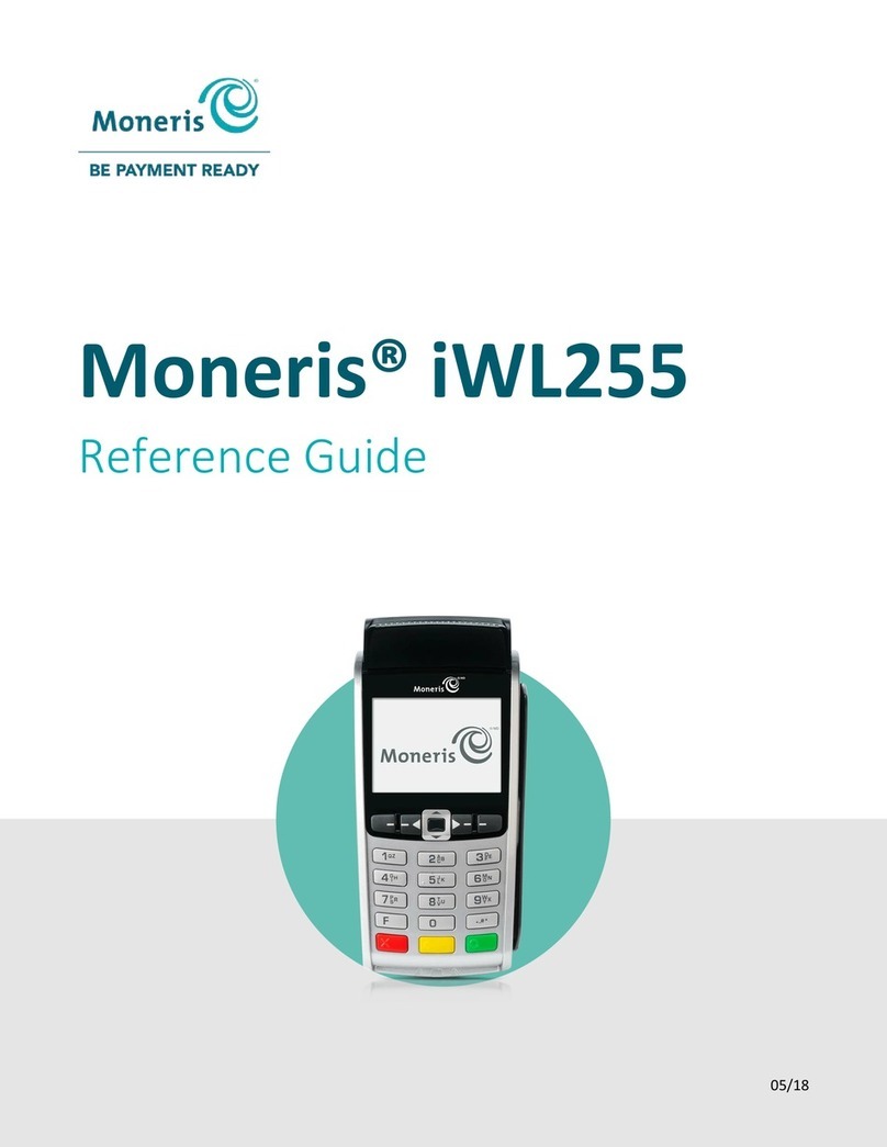 Moneris iWL255 User manual