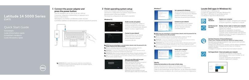 Dell Latitude 14 User manual Dell Latitude 14 User manual