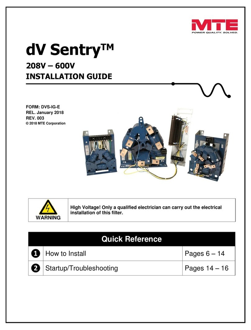MTE dV Sentry installation guide