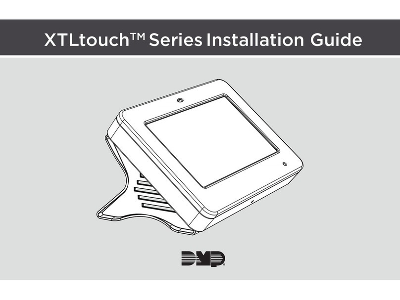 DMP Electronics XTLtouch Series installation guide