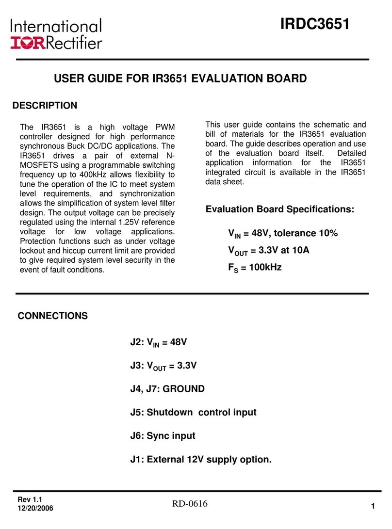 International Rectifier IR3651 User manual