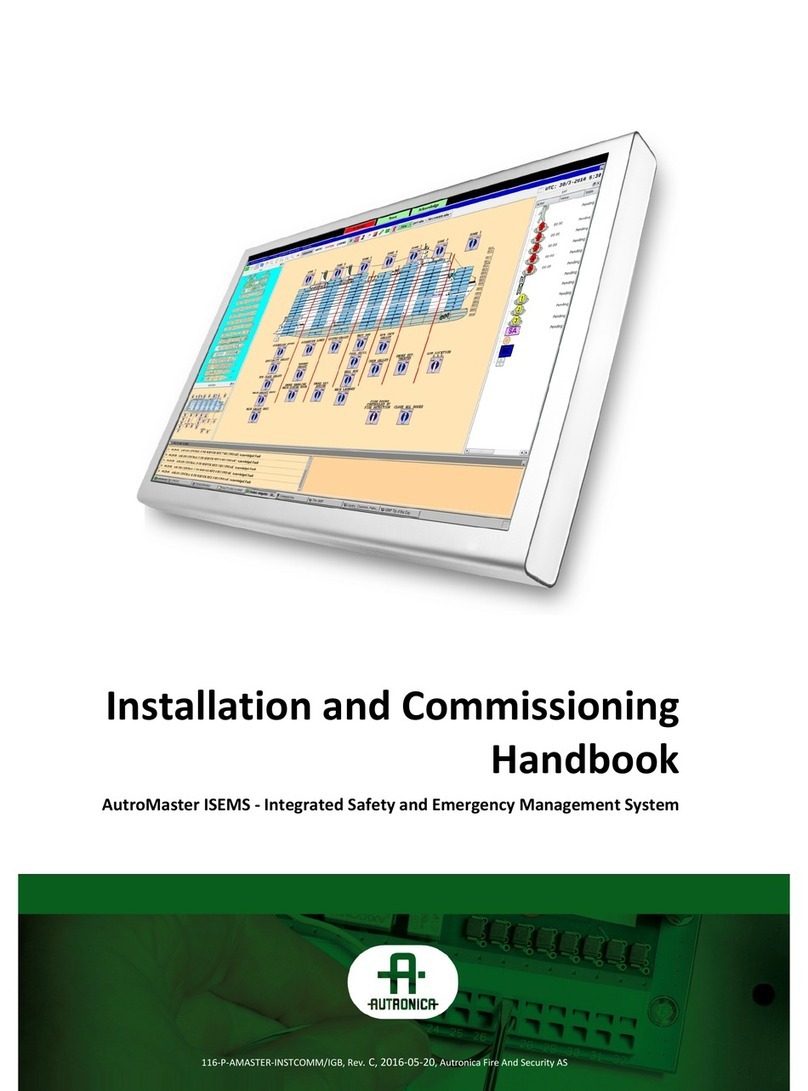 Autronica AutroMaster ISEMS User manual