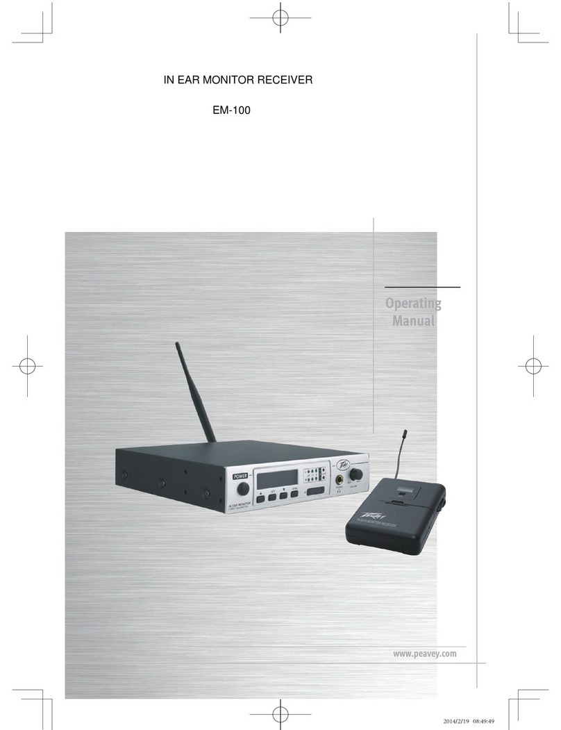 Peavey EM-100 User manual