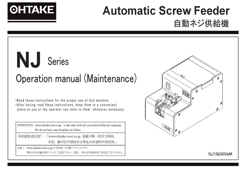 OHTAKE NJ-2320 User manual