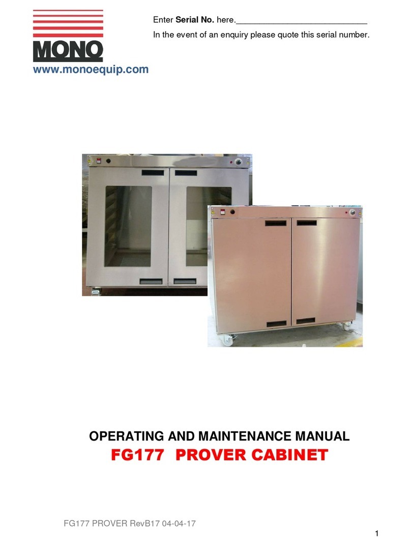 Mono FG177 Operating and maintenance manual