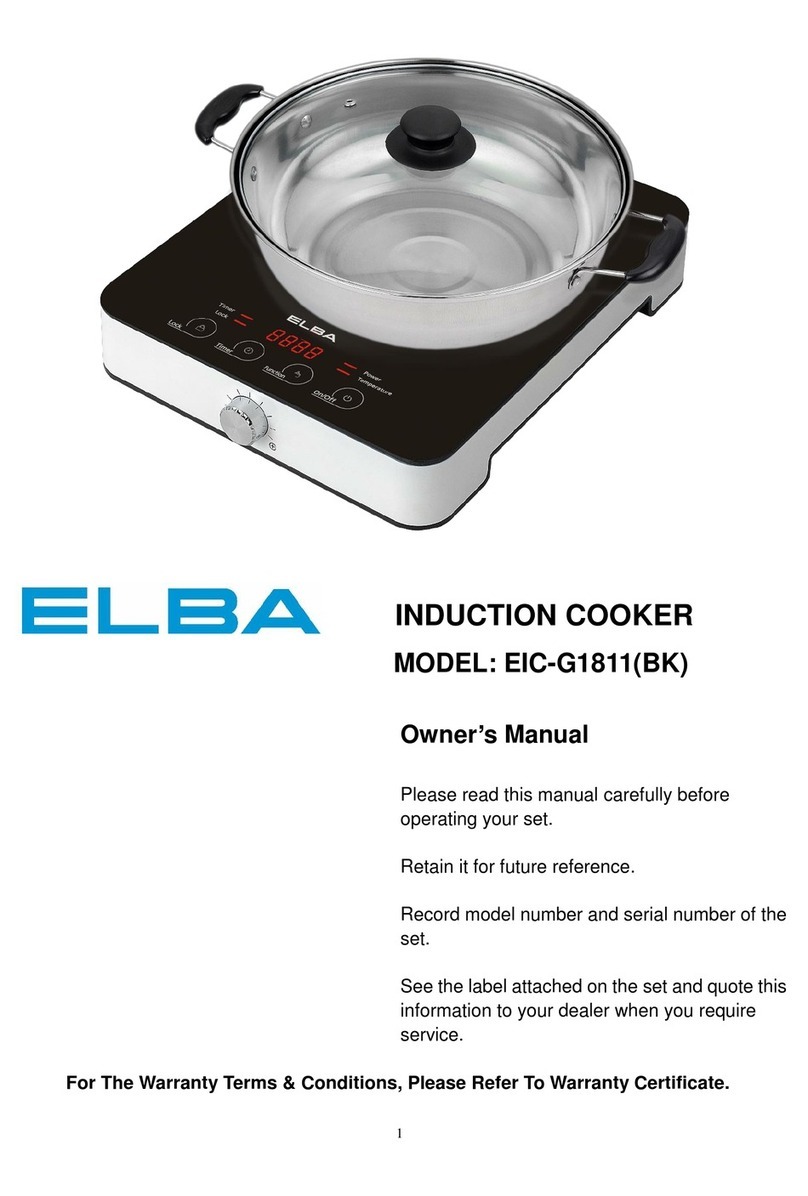 Elba EIC-G1811BK User manual