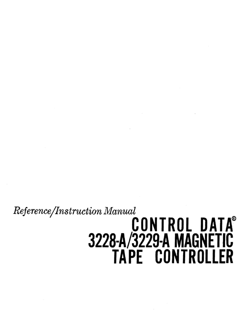Control Data 3228-A Reference and instruction manual Control Data 3228-A Reference and instruction manual