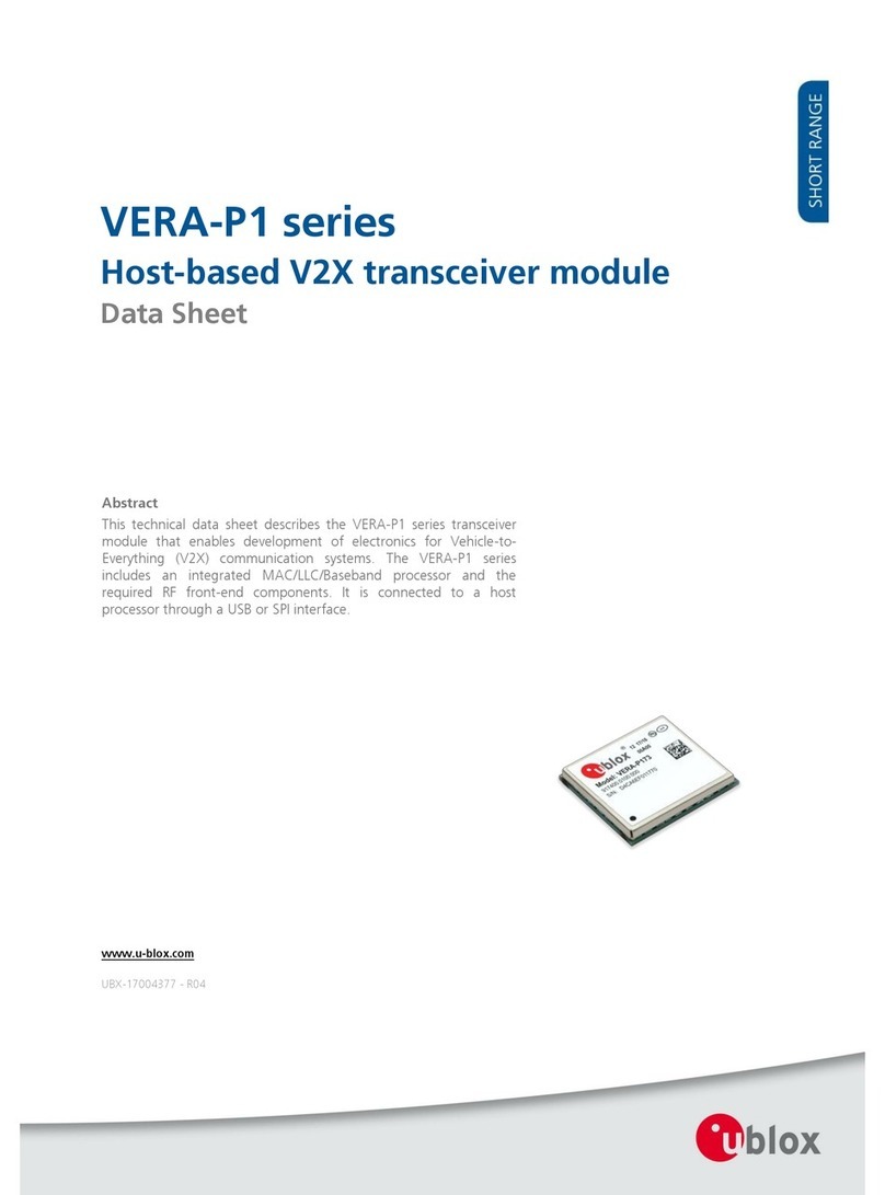 Ublox VERA-P171 datasheet
