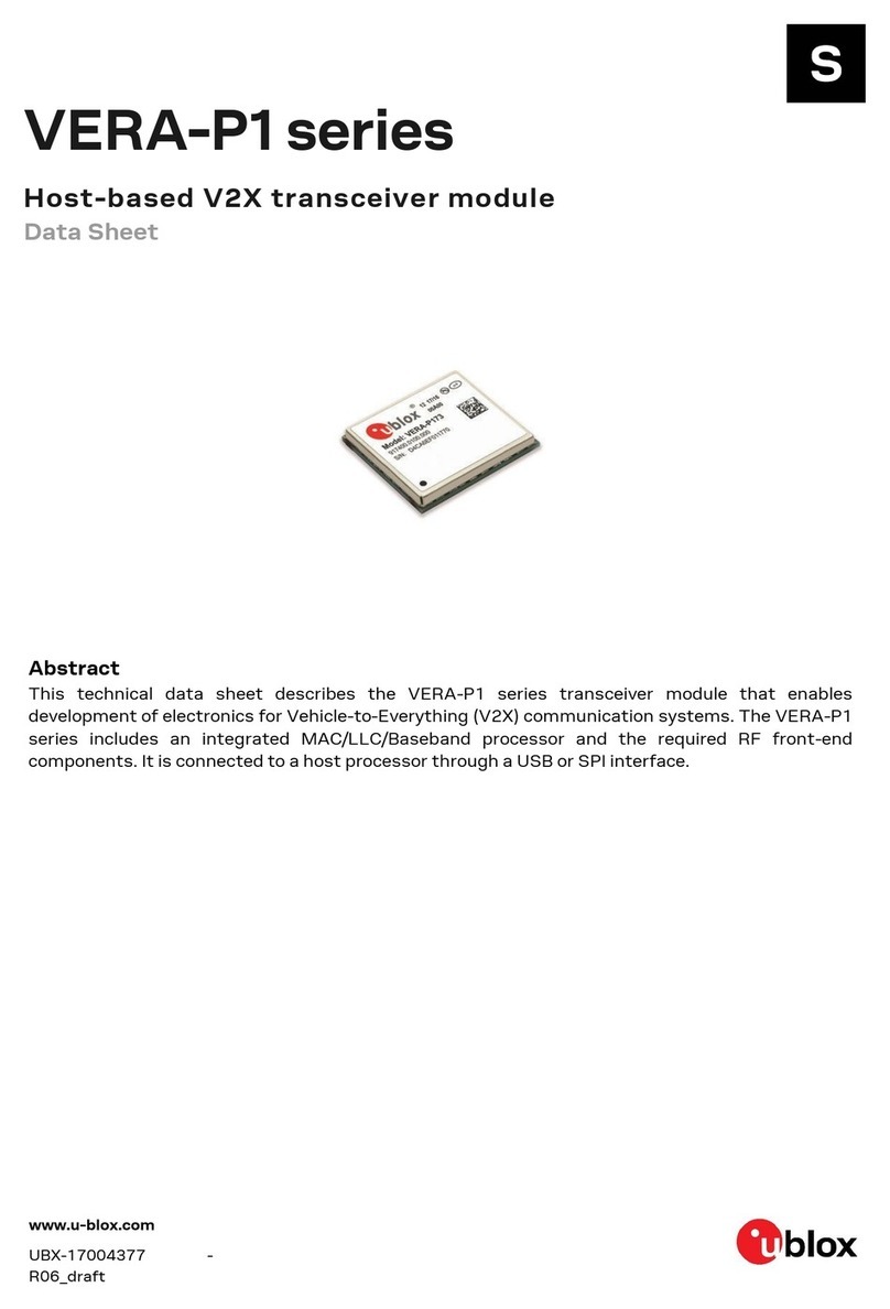 Ublox VERA-P173 User manual