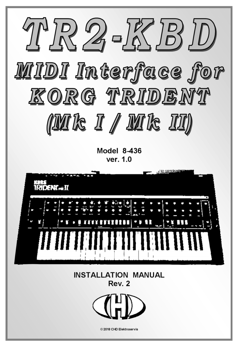 CHD TR2-KBD User & installation manual