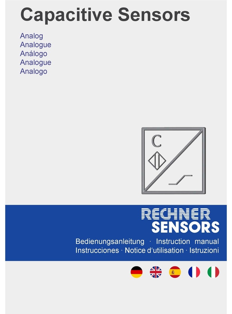 Rechner Sensors Capacitive KAS-80 Series User manual Rechner Sensors Capacitive KAS-80 Series User manual