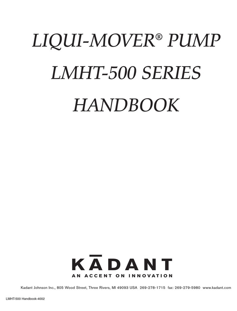 KADANT LIQUI-MOVER LMHT-500 SERIES Handbook