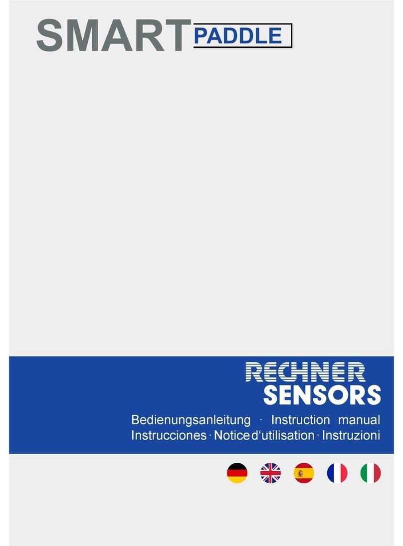Rechner Sensors SMART Paddle instruction manual