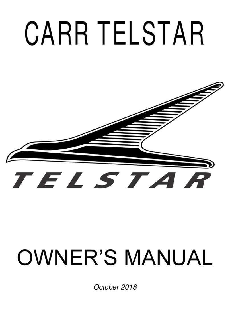 Carr Amplifiers TELSTAR owner's manual