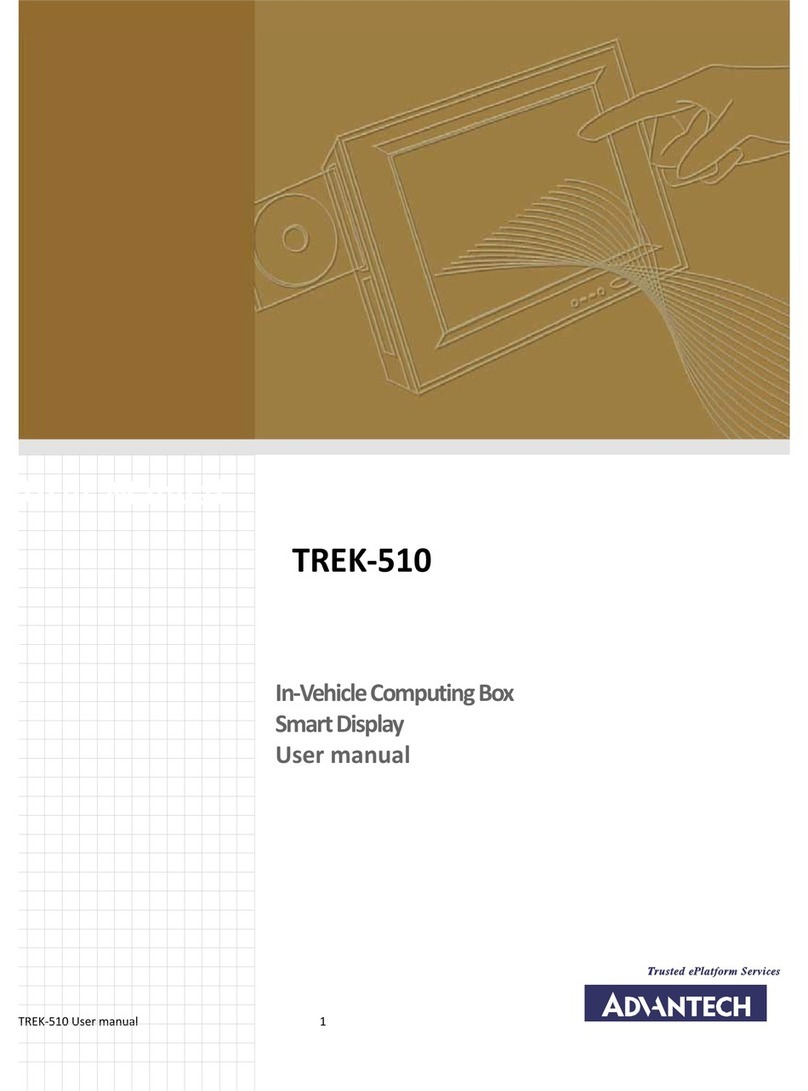 Advantech TREK-510 User manual