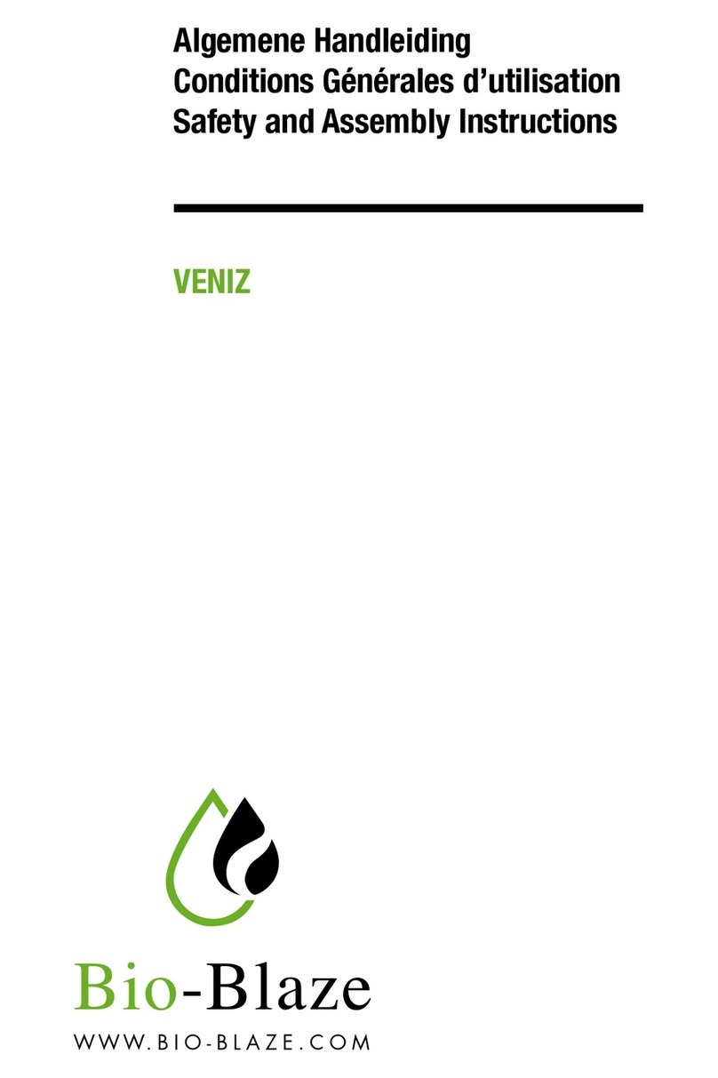 Bio-Blaze Veniz Safety and assembly instructions