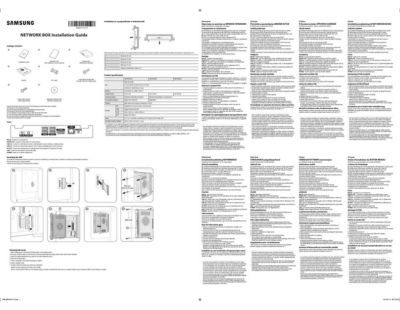 Samsung SBB-PB28EI4 User manual