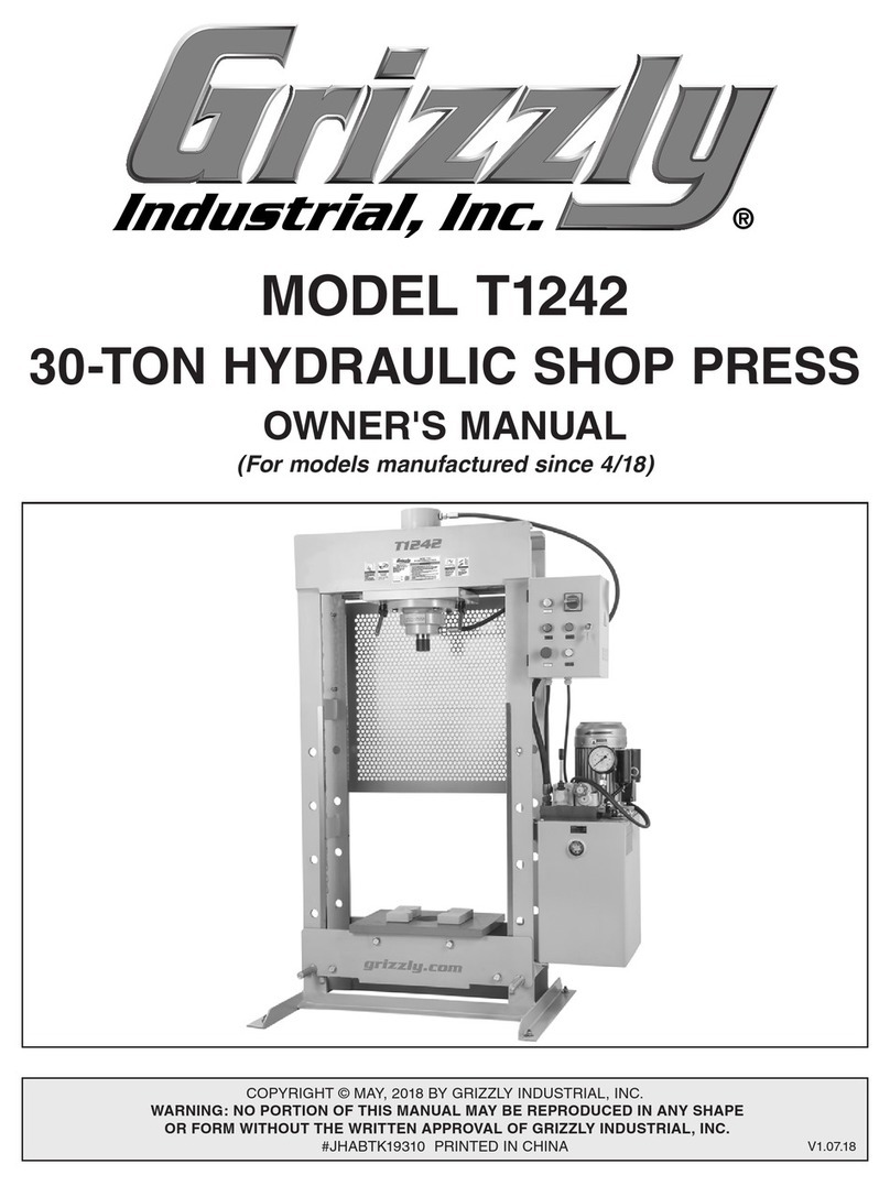 Grizzly T1242 User manual Grizzly T1242 User manual