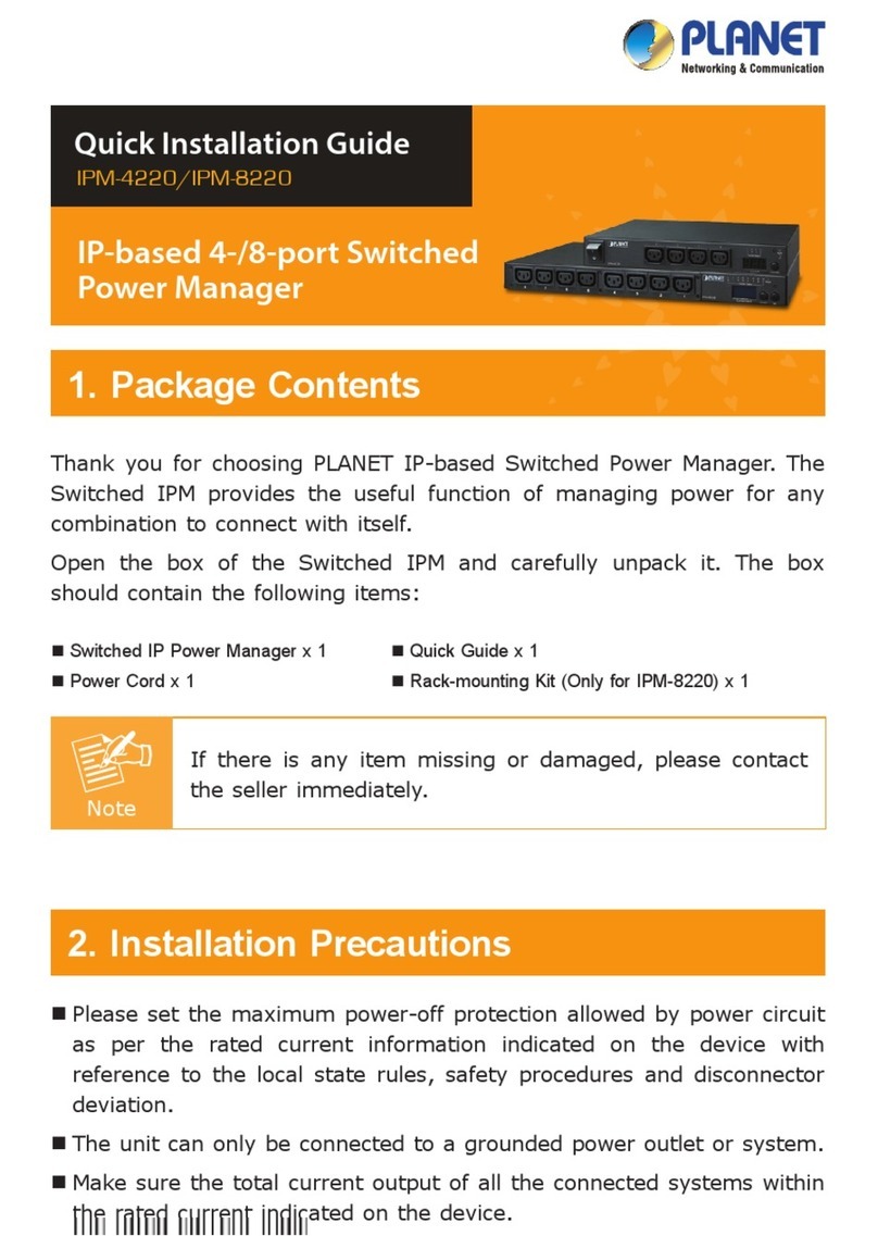 Planet Networking & Communication IPM-4220 User manual Planet Networking & Communication IPM-4220 User manual