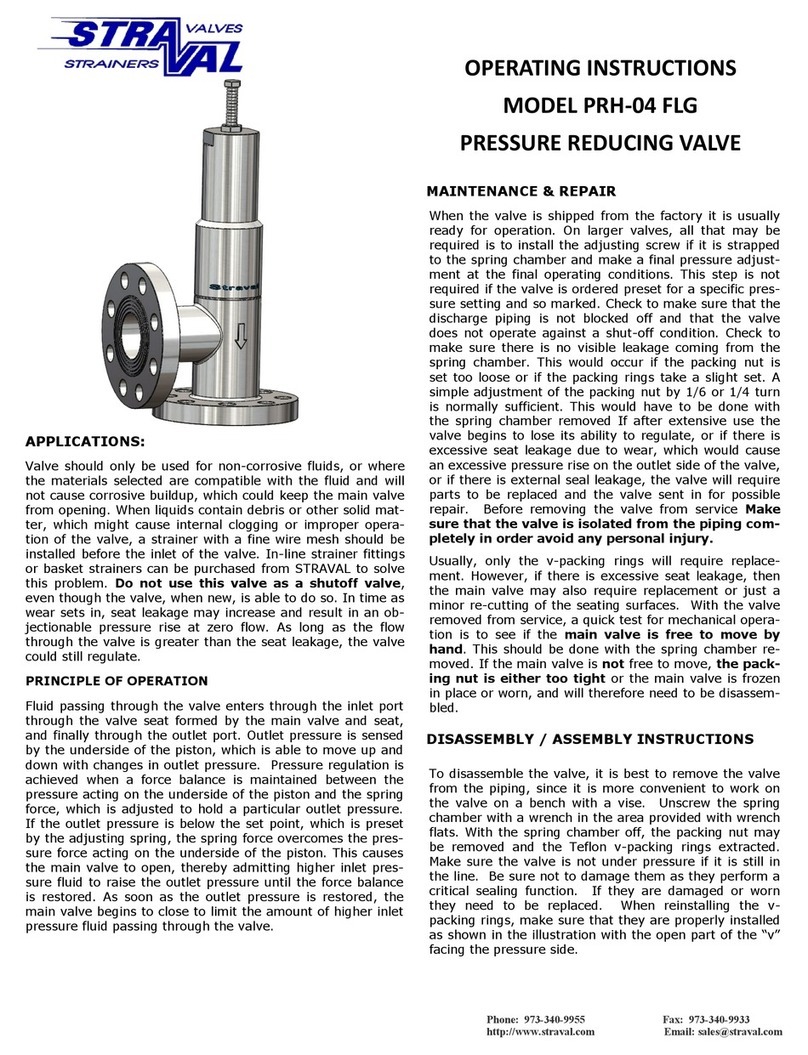 Straval PRH-04 FLG User manual