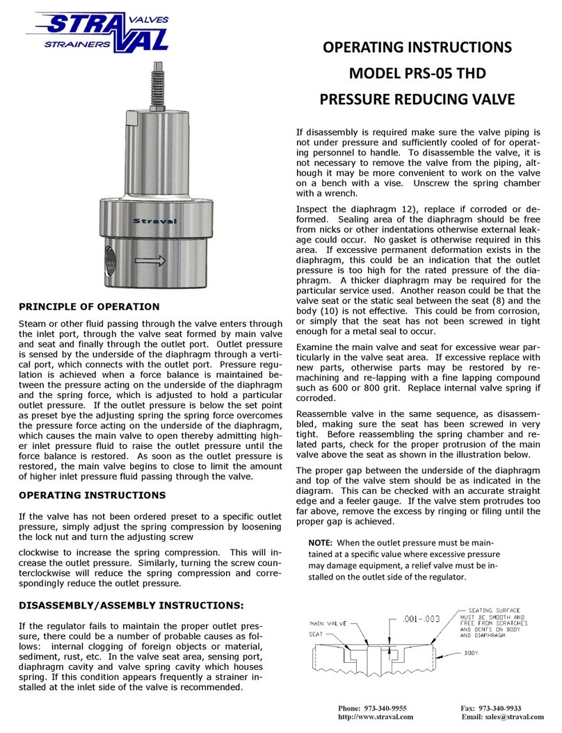 Straval PRS-05 THD operating instructions