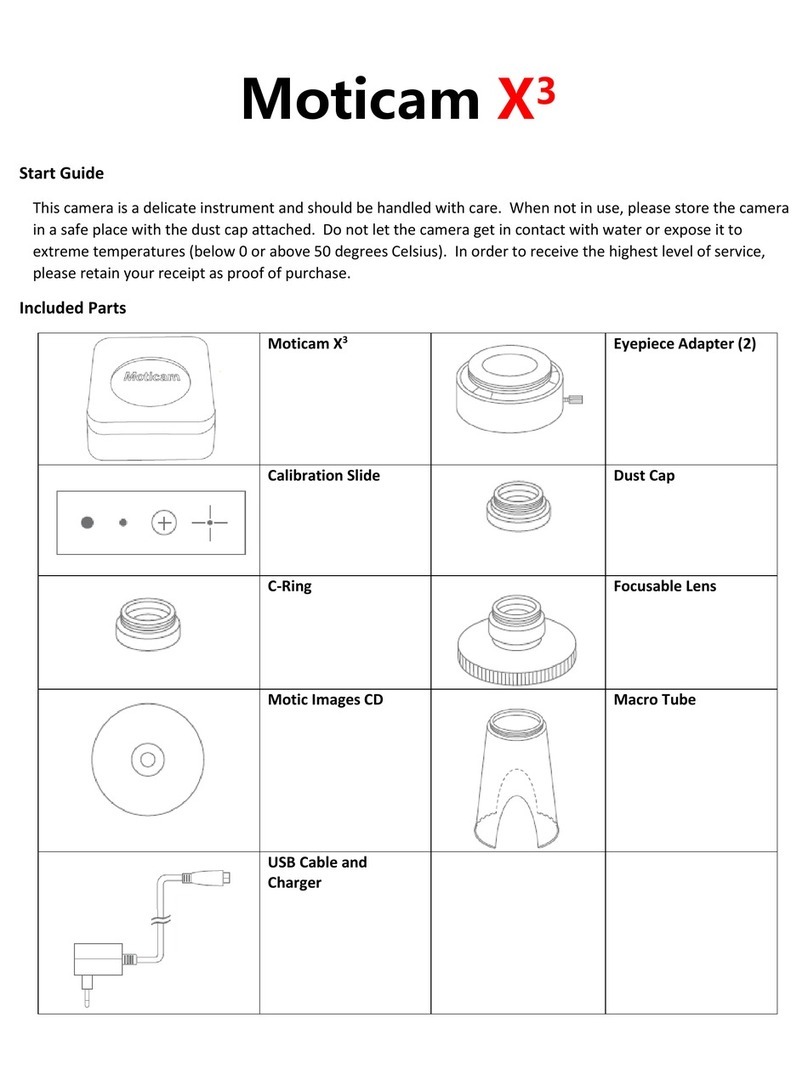 Moticam X3 Start guide