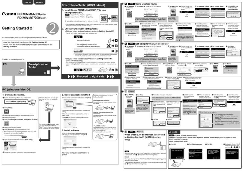 Canon MG6800 Series User manual