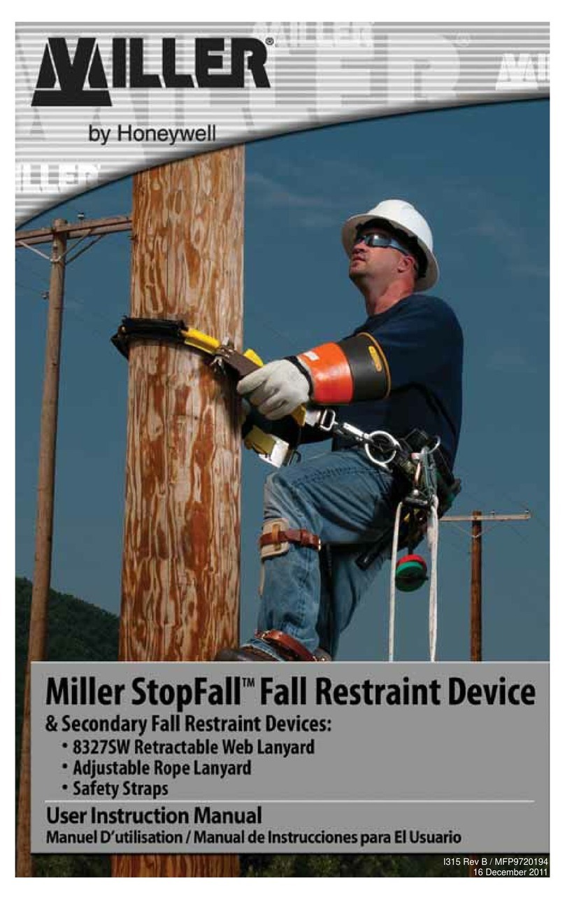 Honeywell Miller Stopfall 7700A/YL/GP-1 User instruction manual