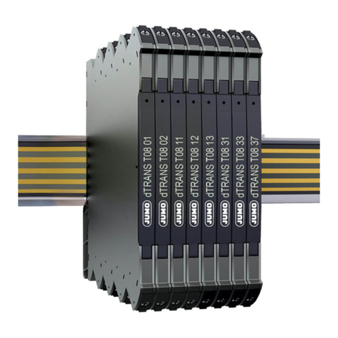 JUMO dTRANS T08 01 operating manual