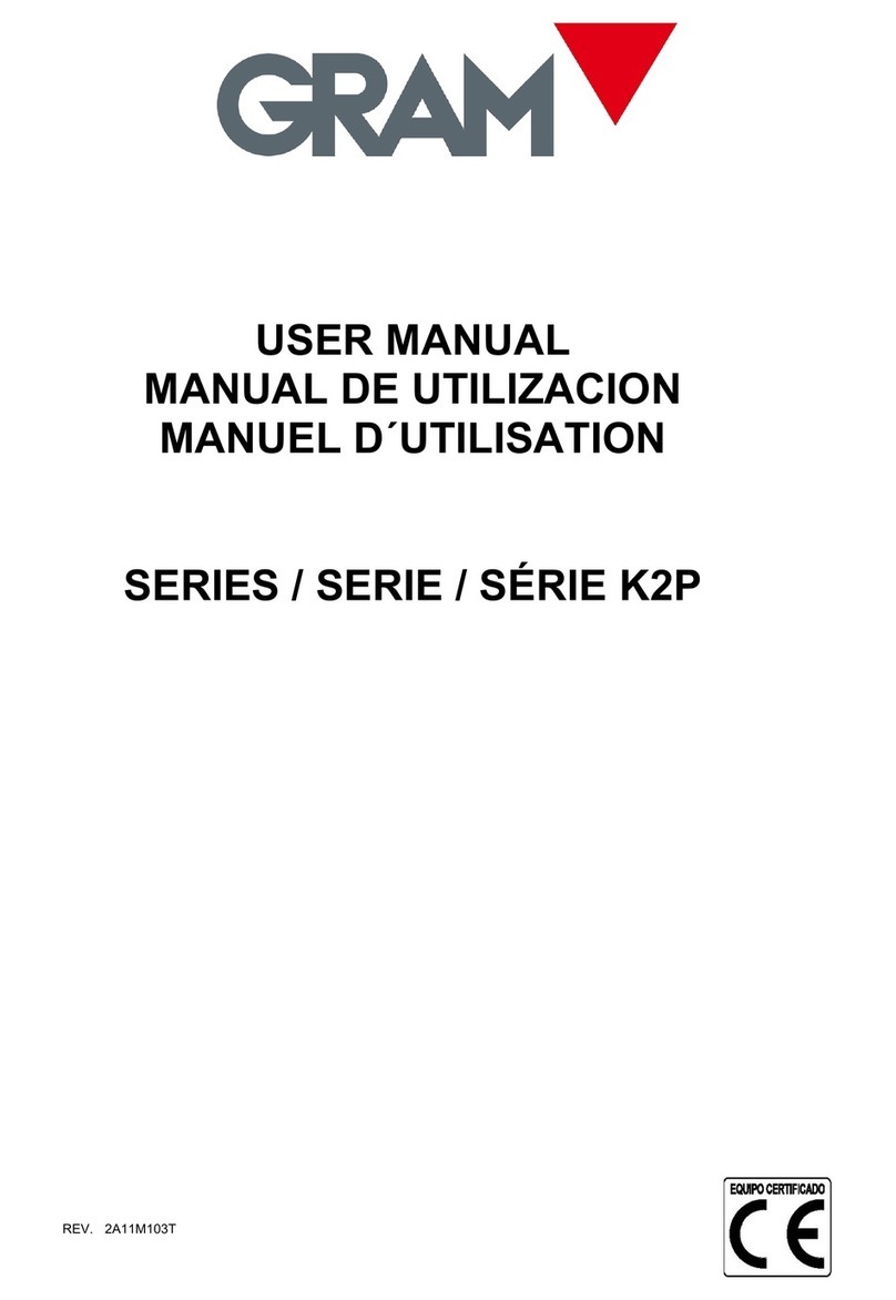 Gram Precision K2P Series user manual
