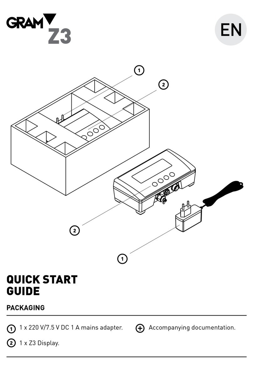 Gram Precision Z3 User manual